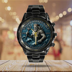 US Navy Black Stainless Steel Watch – TANTN15896