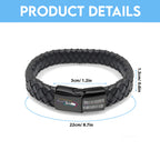 Seattle Seahawks Crucial Catch 2025 Braided Leather Bracelet – TANTN15935