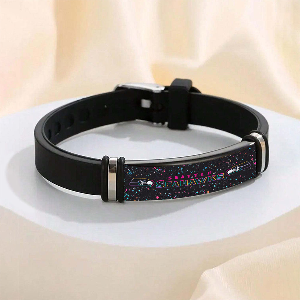 Seattle Seahawks Crucial Catch 2025 Photo Bracelet – TANTN15967