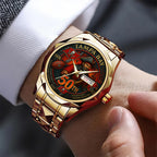 Tampa Bay Buccaneers 50th Anniversary 2026 Alloy Luxury Quartz Watch – TANTN15981