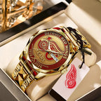 Detroit Red Wings 100th Anniversary 2026 Alloy Luxury Quartz Watch – TANTN16092