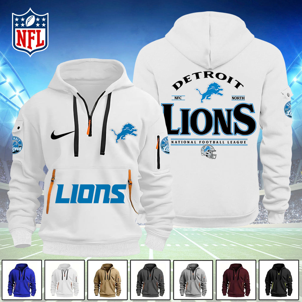 Detroit Lions 2D Quarter Zip Hoodie – TANTN16112