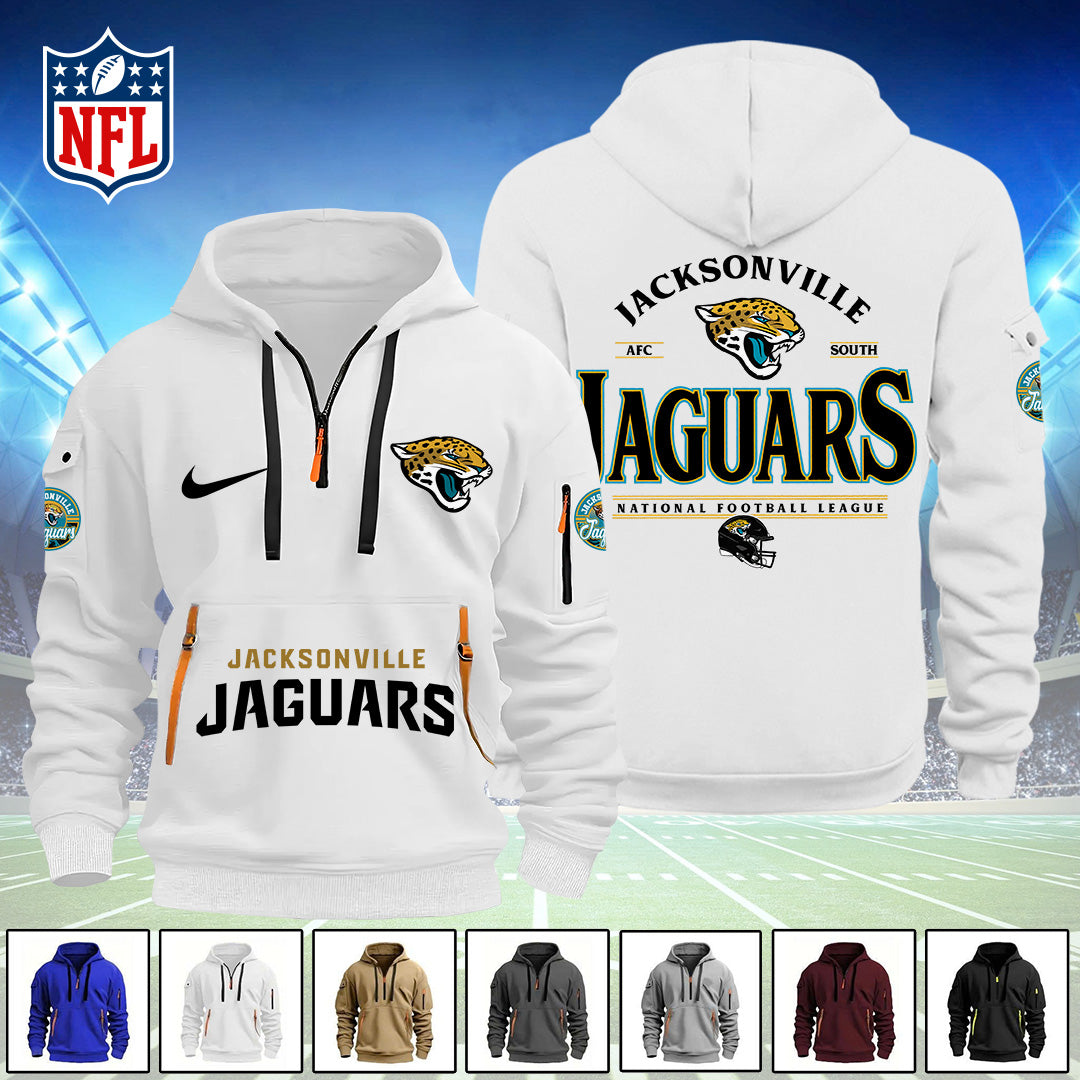 Jacksonville Jaguars 2D Quarter Zip Hoodie – TANTN16116