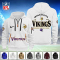 Minnesota Vikings 2D Quarter Zip Hoodie – TANTN16122