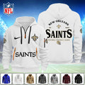 New Orleans Saints 2D Quarter Zip Hoodie – TANTN16124