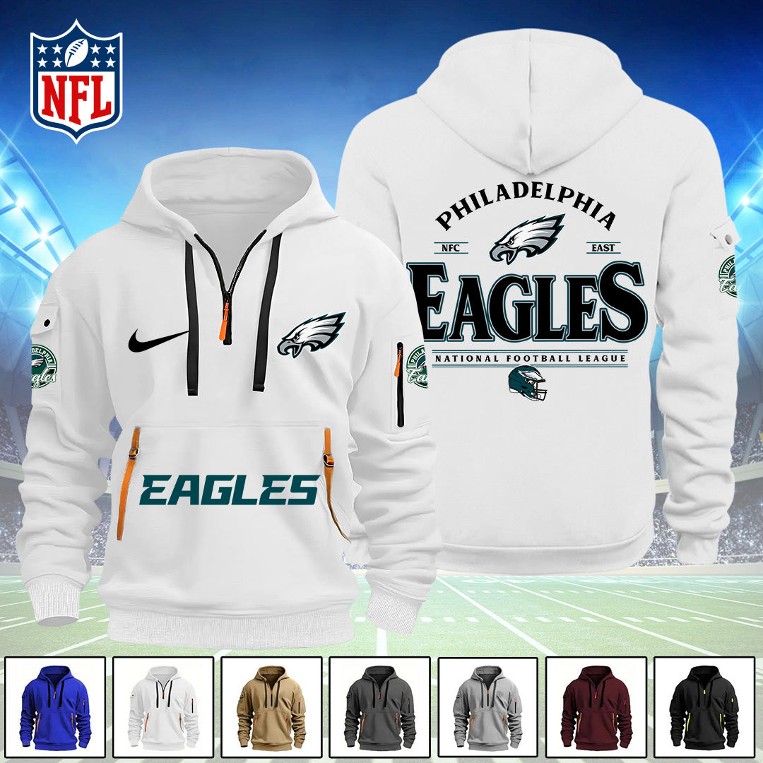 Philadelphia Eagles 2D Quarter Zip Hoodie – TANTN16127