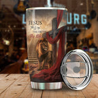 Lion Cross Resurrection Christian Tumbler Cup – TANTN16191
