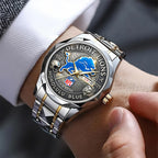 Personalized Detroit Lions 95th Anniversary 2025 Alloy Luxury Quartz Watch – TANTN16207