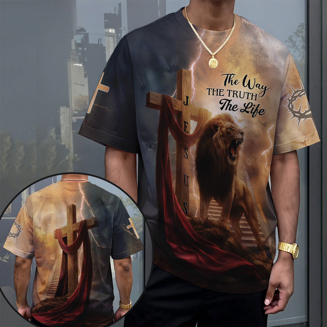 The Lion's Roar In The Storm 3D Apparel – TANTN16222