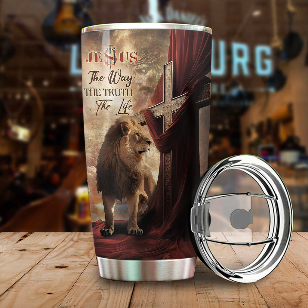 The Lion And The Path To Life Tumbler Cup – TANTN16227