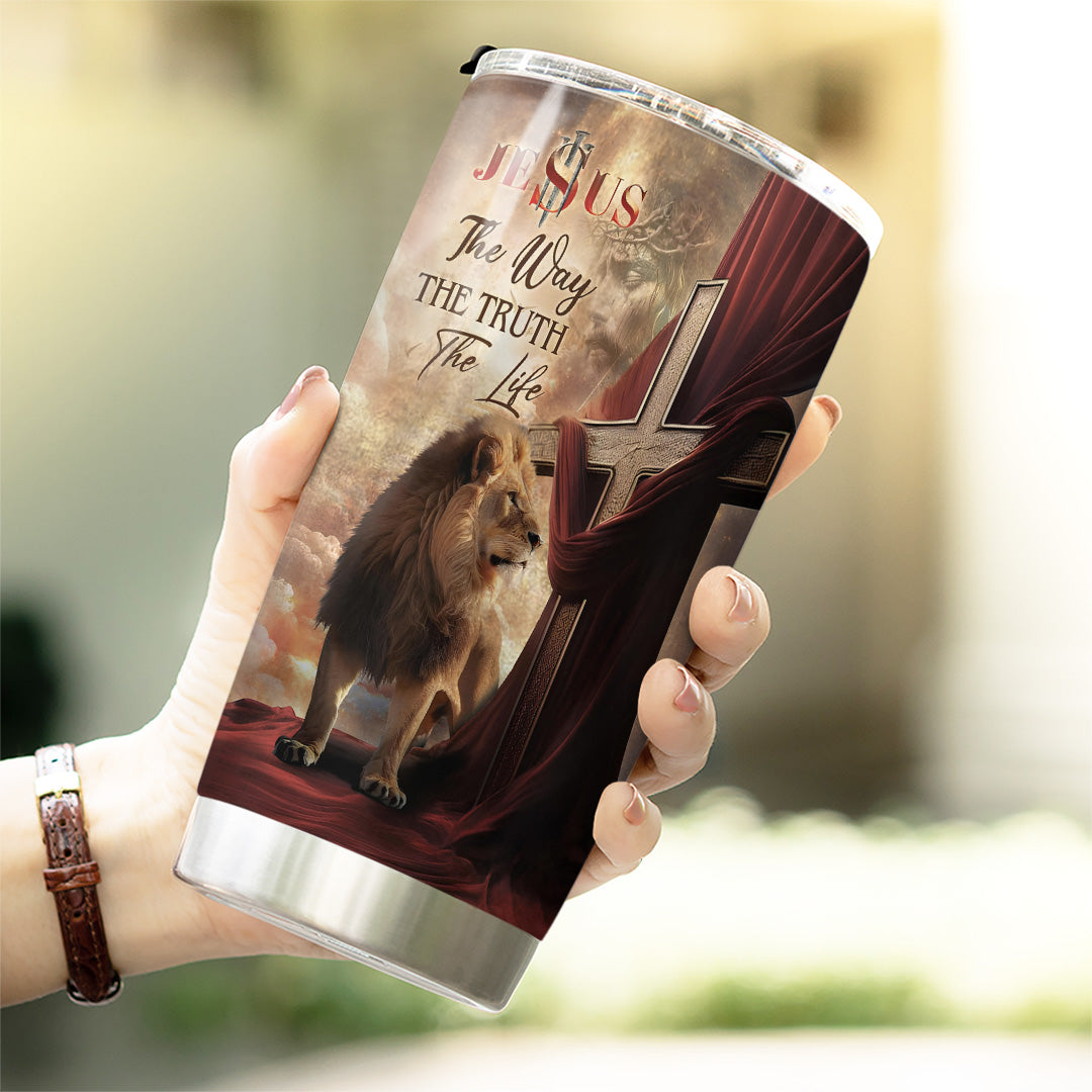 The Lion And The Path To Life Tumbler Cup – TANTN16227