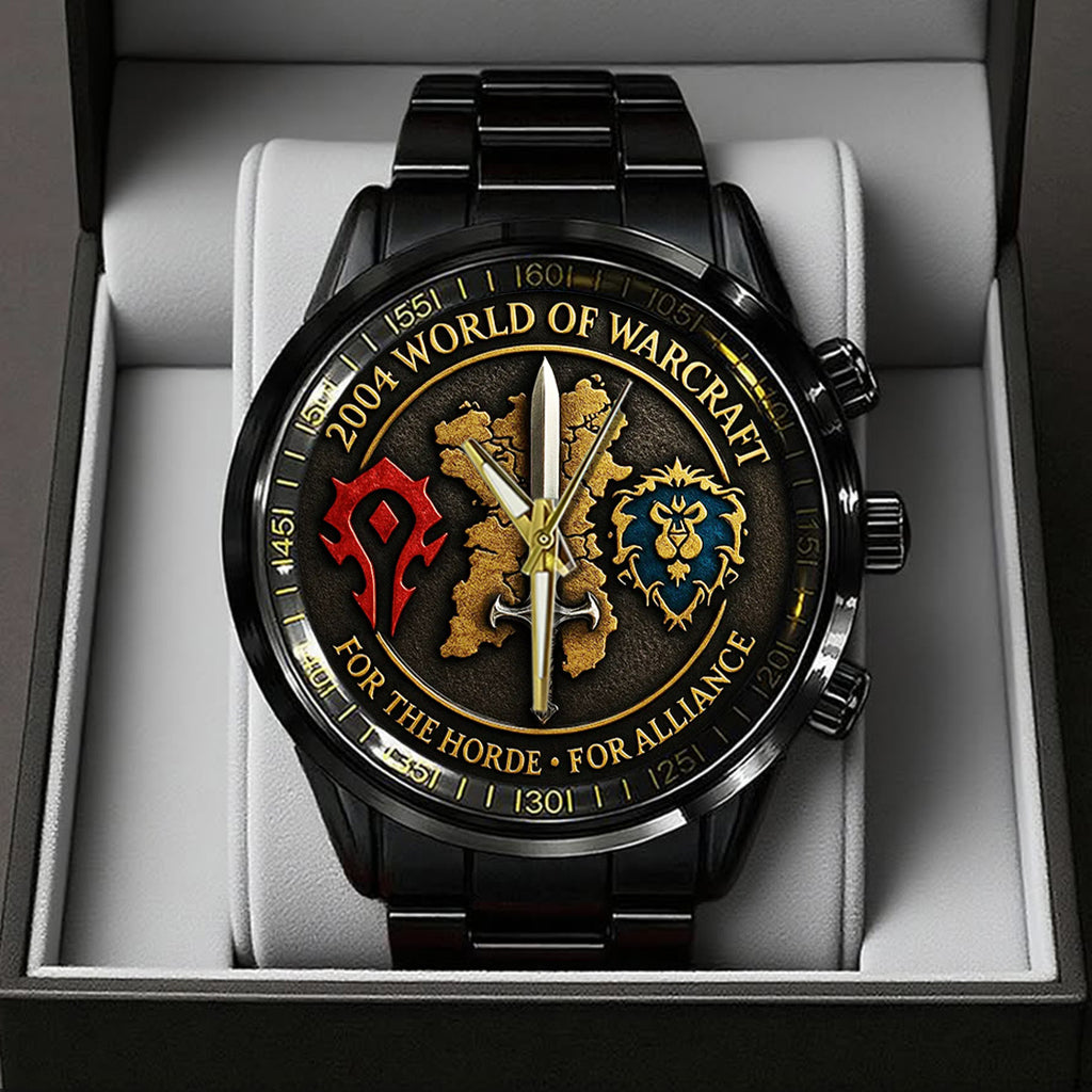 World Of Warcraft Black Stainless Steel Watch – TANTN16267