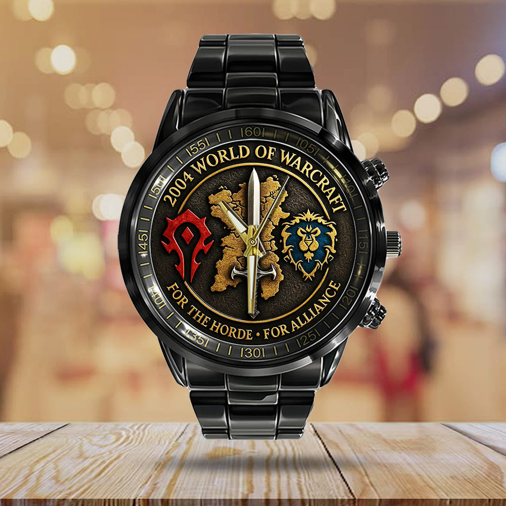 World Of Warcraft Black Stainless Steel Watch – TANTN16267