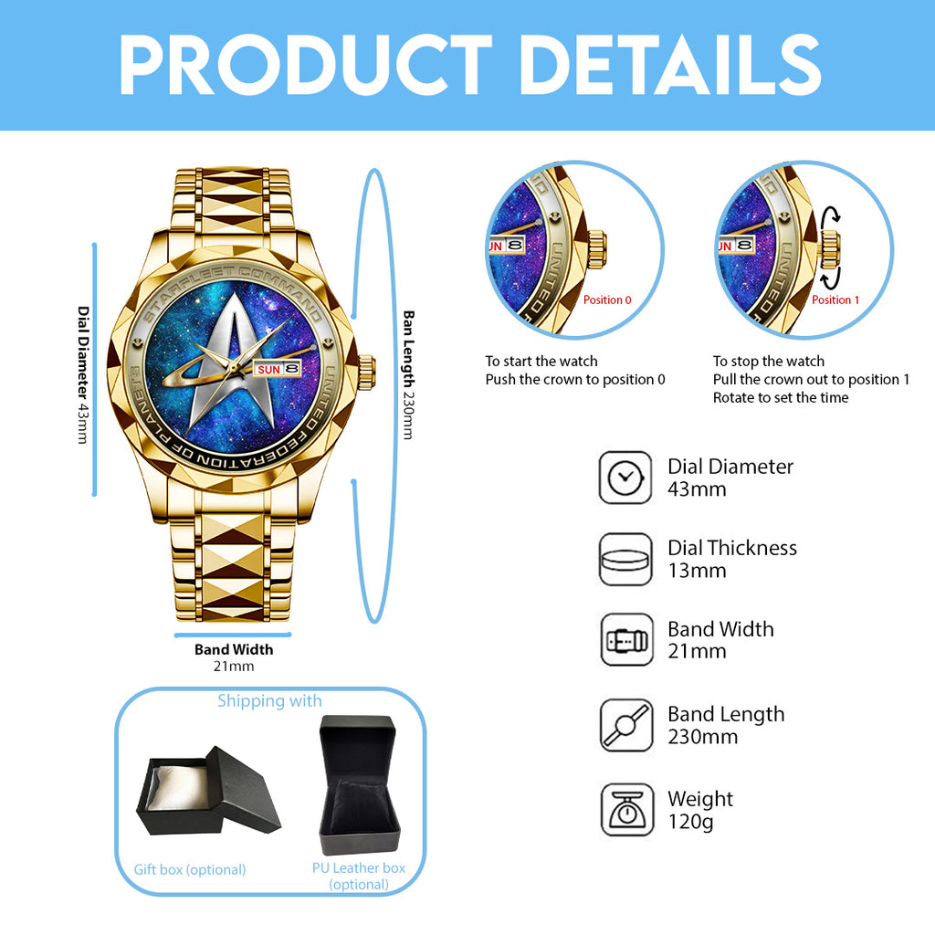 Star Trek Alloy Luxury Quartz Watch – TANTN16278