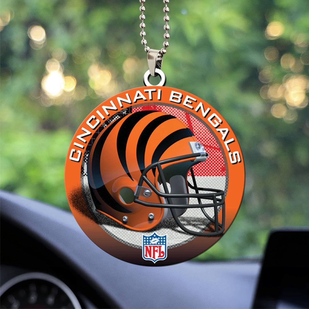 Cincinnati Bengals Custom Shape 2-sided Acrylic Car Ornament – TANTN16287
