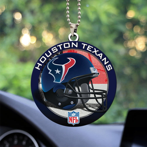 Houston Texans Custom Shape 2-sided Acrylic Car Ornament – TANTN16293