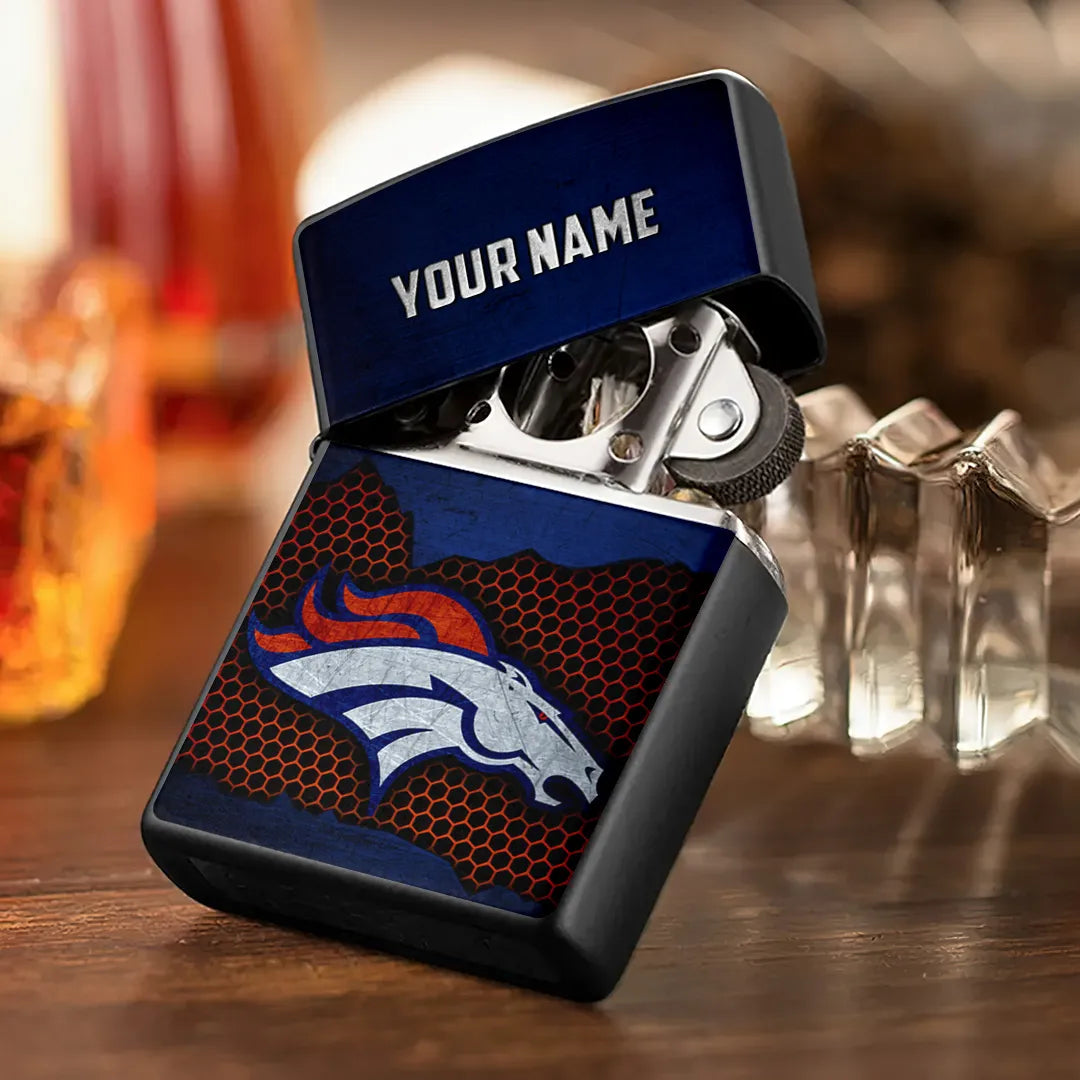 Personalized Denver Broncos Zippo Lighter Case (No Insert) – TANTN16523