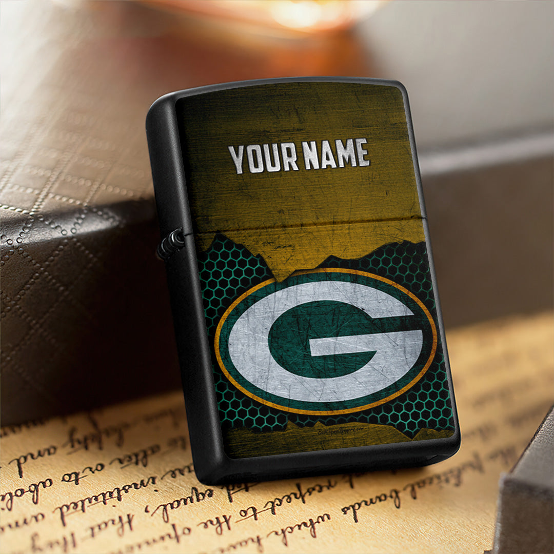 Personalized Green Bay Packers Zippo Lighter Case (No Insert) – TANTN16525