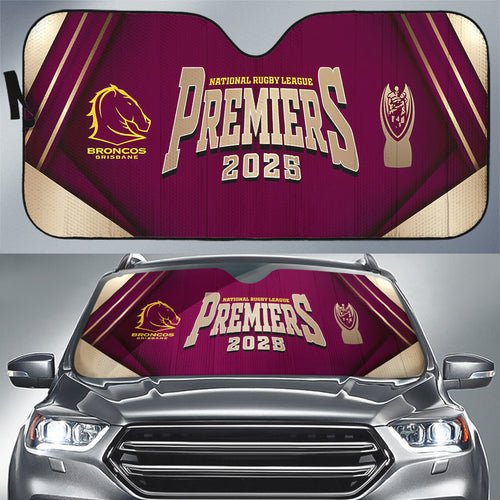 Brisbane Broncos 2025 Premiership Auto Sun Shade – TANTN17166