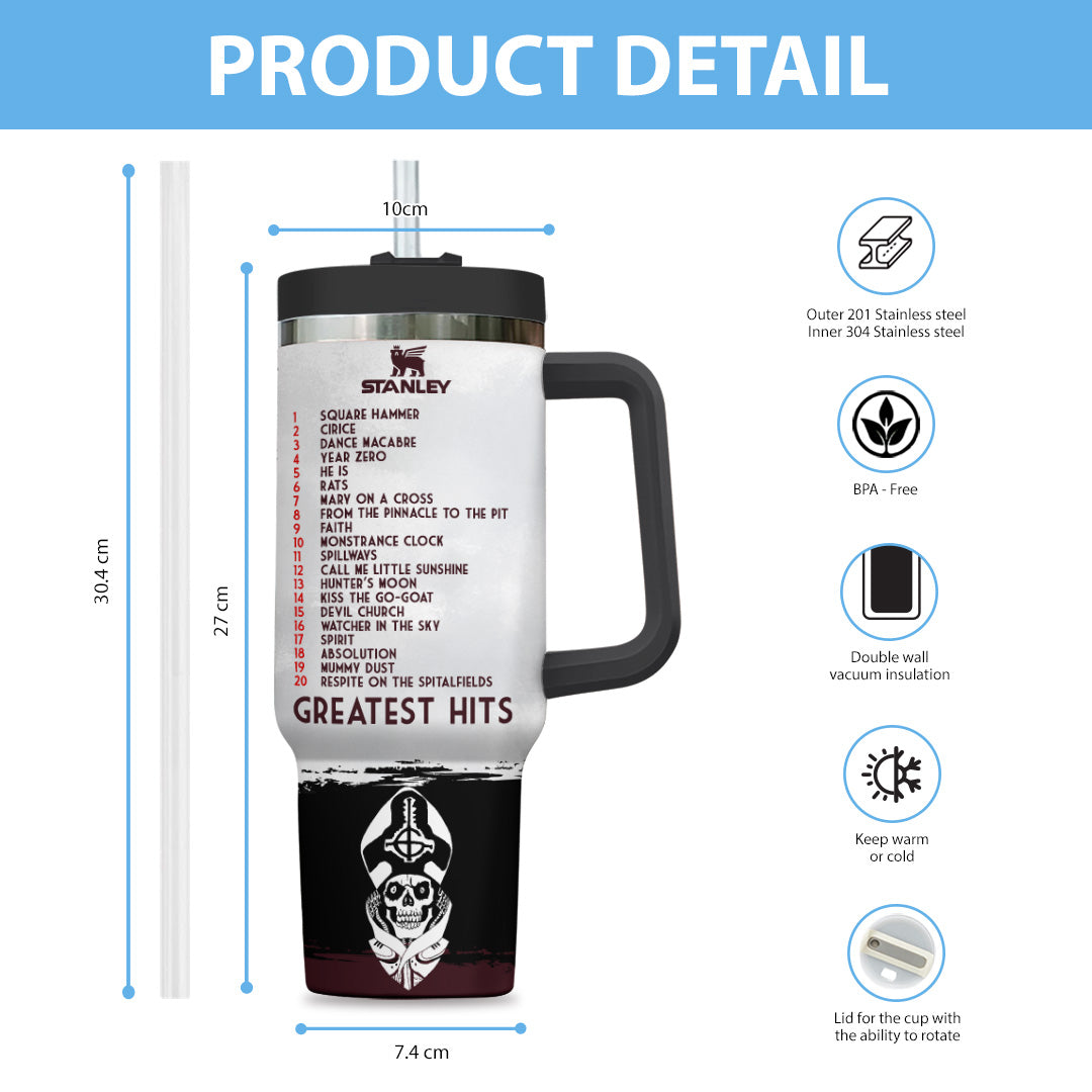 Personalized Ghost Band 40oz Tumbler – TANTN17564