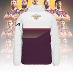 Brisbane Broncos 2025 Premiership 3D Stand Collar Puffer Jacket – TANTN17488