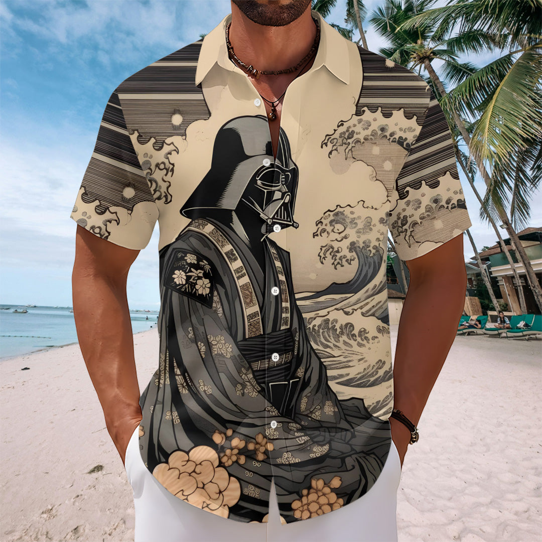 Star Wars Short Sleeve Button-Down Shirt – TANTN17551