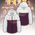 Brisbane Broncos 2025 Premiership Thickened Down Hooded Jacket – TANTN17633