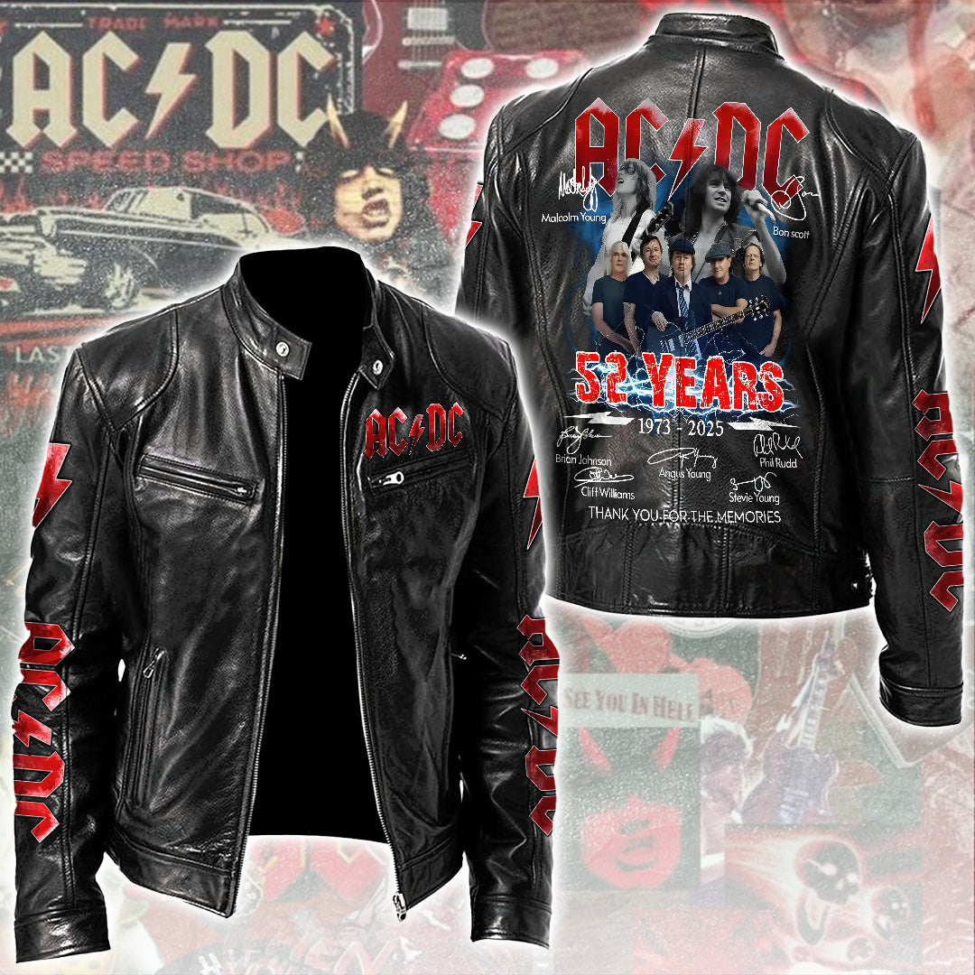 AC/DC Motorcycle Leather Jacket – TANTN17928