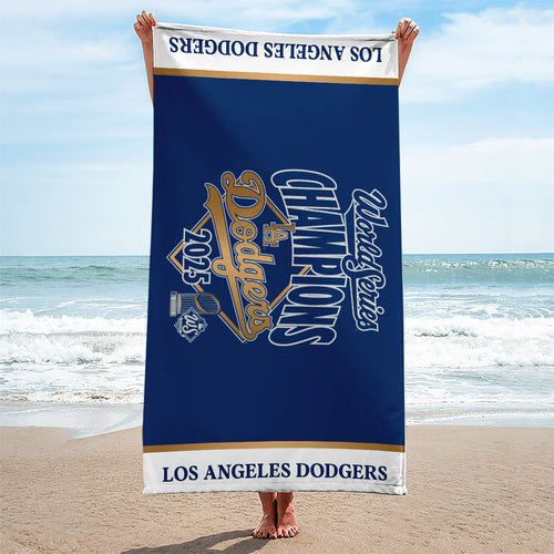Los Angeles Dodgers World Series 2025 Rectangle Beach Towel – TANTN18063