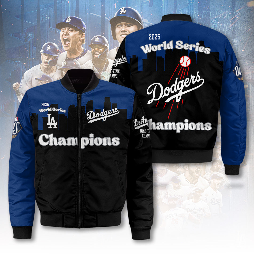 Los Angeles Dodgers World Series 2025 3D Bomber Jacket – TANTN18074