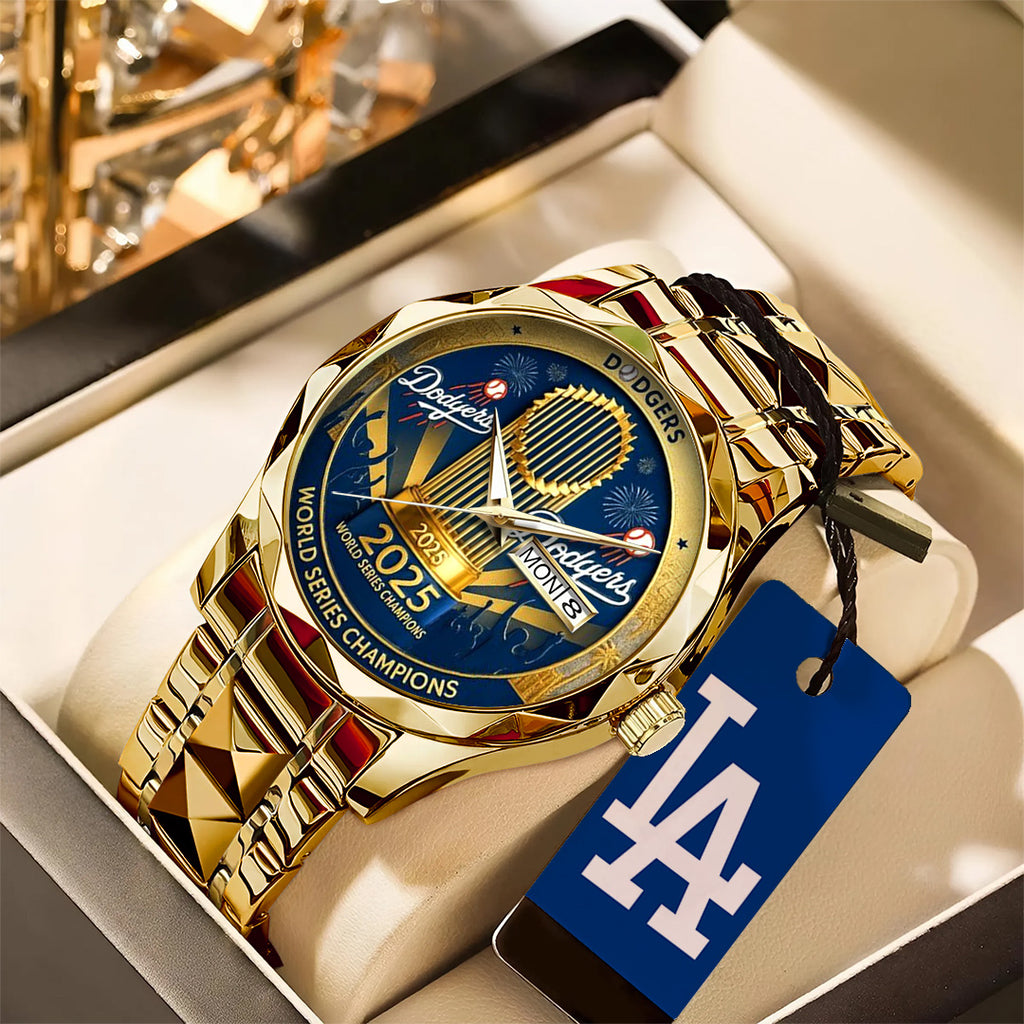Los Angeles Dodgers World Series 2025 Alloy Luxury Quartz Watch – TANTN18082