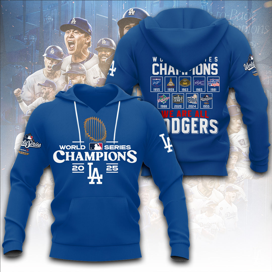 Los Angeles Dodgers World Series 2025 3D Apparel – TANTN18138