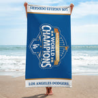 Los Angeles Dodgers World Series 2025 Rectangle Beach Towel – TANTN18179