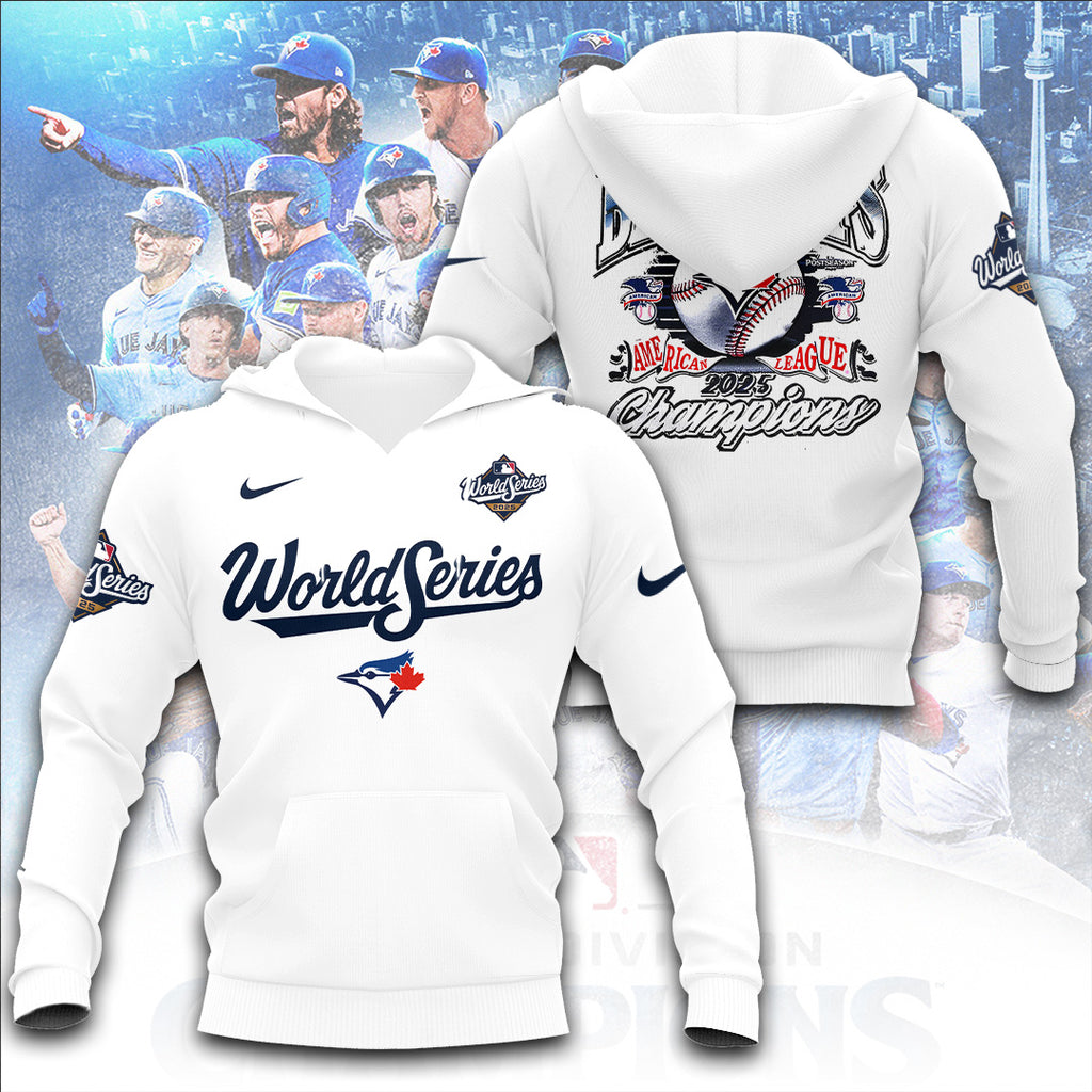 Toronto Blue Jays 2025 American League Champions 3D Apparel – TANTN18251