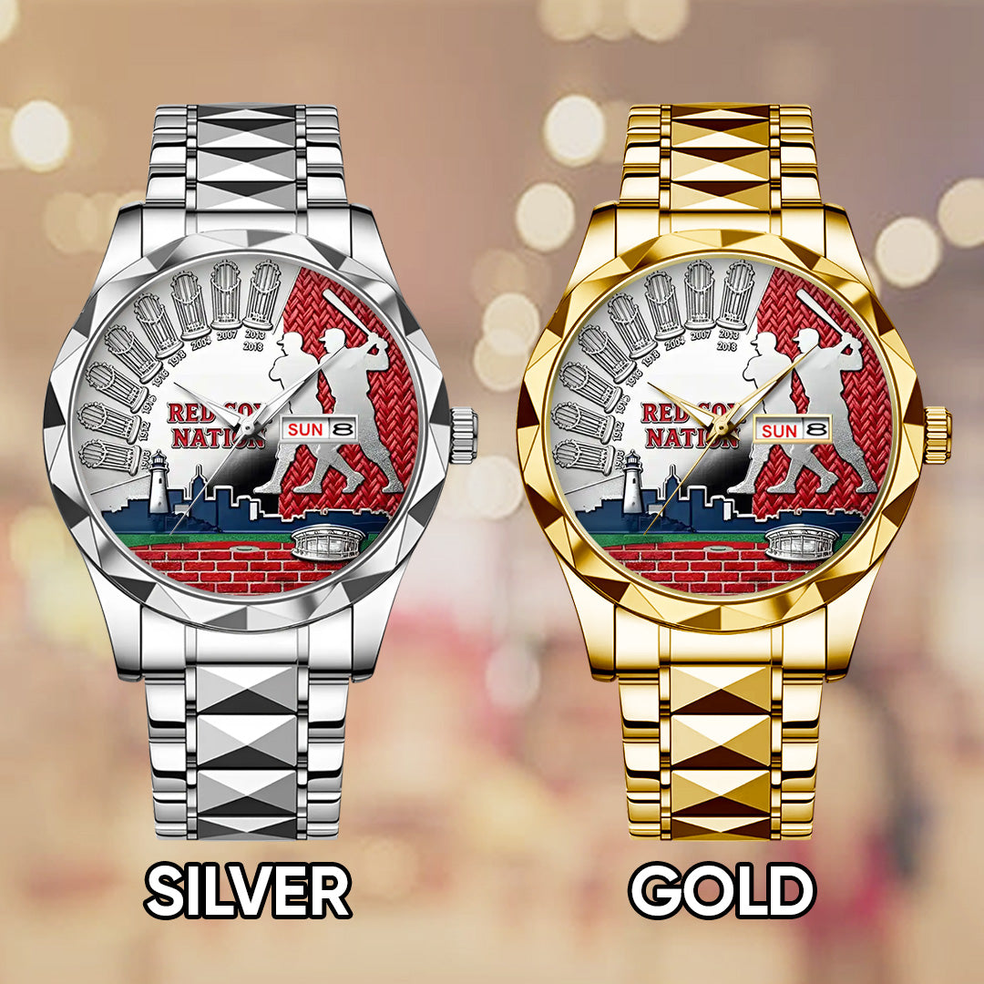 Boston Red Sox 125th Anniversary Alloy Luxury Quartz Watch – TANTN18278