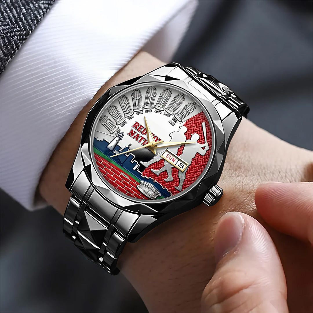 Boston Red Sox 125th Anniversary Alloy Luxury Quartz Watch – TANTN18278