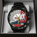 Boston Red Sox 125th Anniversary Black Stainless Steel Watch – TANTN18279
