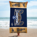 Los Angeles Dodgers World Series 2025 Rectangle Beach Towel – TANTN18293