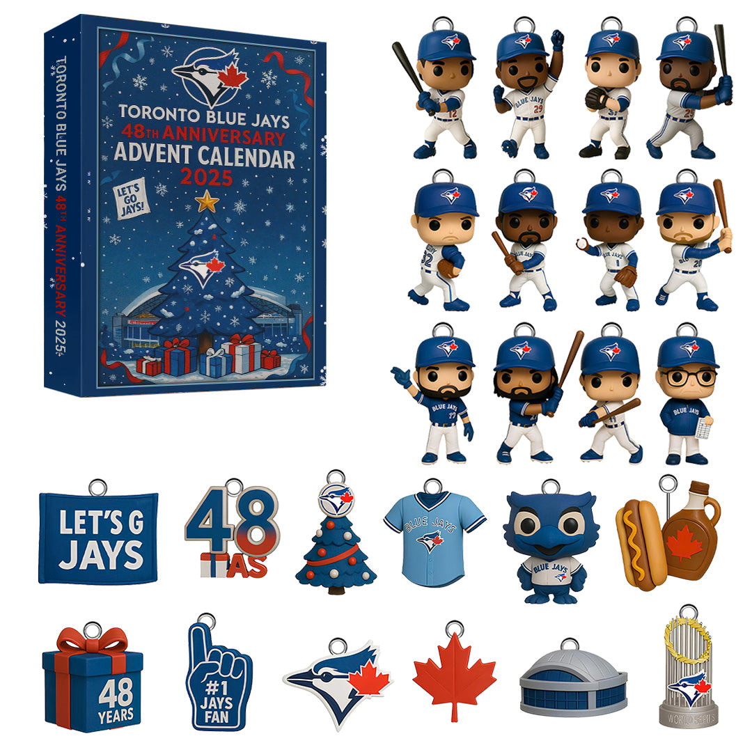 Toronto Blue Jays 48th Anniversary 2025 Advent Calendar – TANTN18564