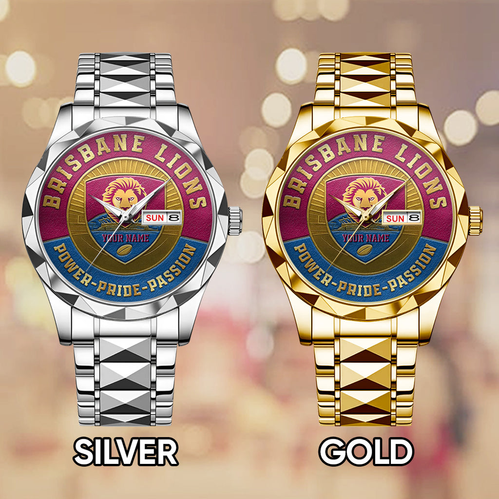 Brisbane Lions Alloy Luxury Quartz Watch – TANTN18625