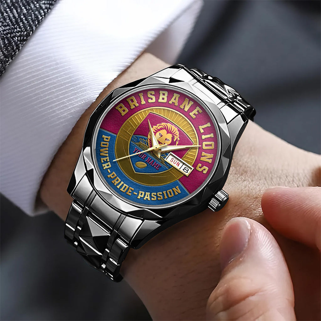 Brisbane Lions Alloy Luxury Quartz Watch – TANTN18625
