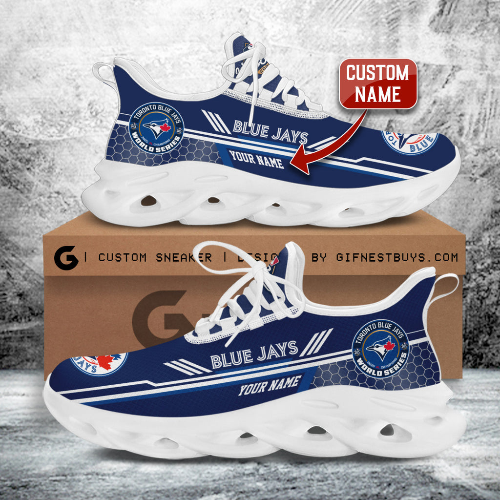 Personalized Toronto Blue Jays WinCraft 2025 American League Champions Max Soul Sneaker – TANTN18800
