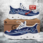 Personalized Toronto Blue Jays WinCraft 2025 American League Champions Max Soul Sneaker – TANTN18800