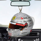 Scuderia Ferrari Las Vegas x Lewis Hamilton Custom shape 2-sided Acrylic Car Ornament – TANTN18809