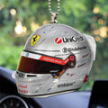 Scuderia Ferrari Las Vegas x Lewis Hamilton Custom shape 2-sided Acrylic Car Ornament – TANTN18809