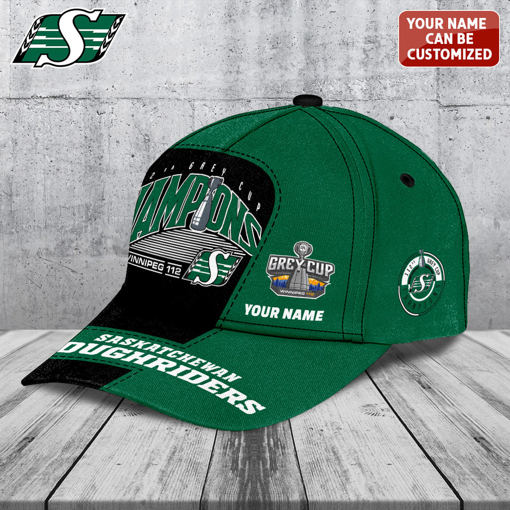 Personalized Saskatchewan Roughriders 2025 Grey Cup Champions Classic Cap – TANTN18815