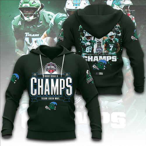 Tulane Green Wave Football 3D Apparel – TANTN19271
