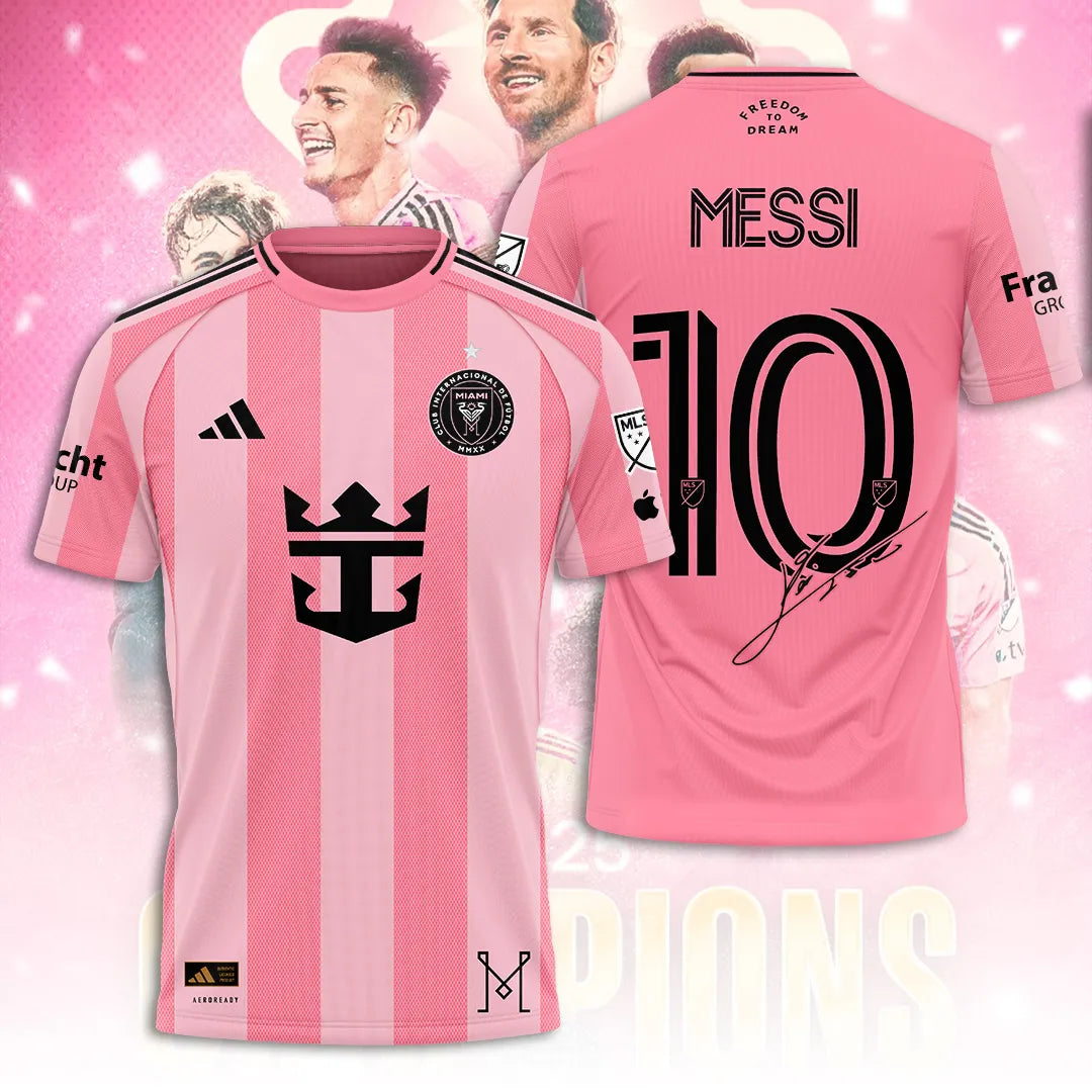 Inter Miami CF x Lionel Messi Champions MLS 2025 3D Apparel – TANTN19178
