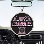 Inter Miami CF Champions MLS 2025 Custom shape 2-sided Acrylic Car Ornament – TANTN19181