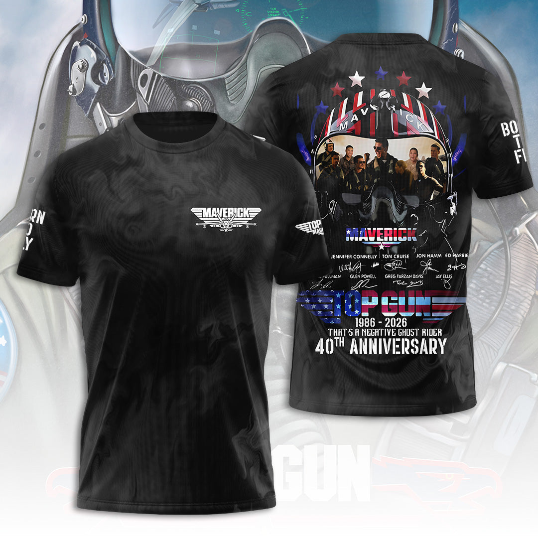 Top Gun 40th Anniversary 2026 3D Apparel – TANTN19376